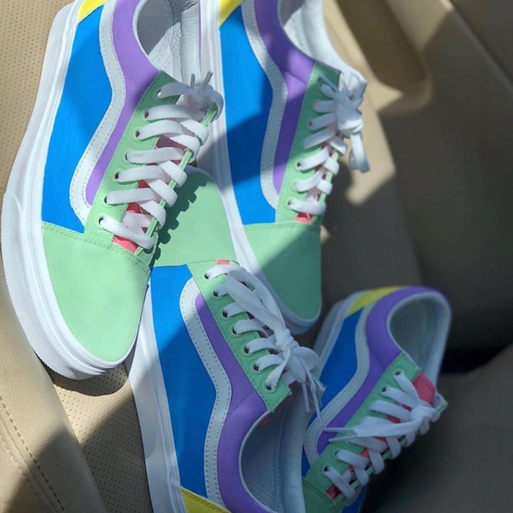 Custom Pastel Old Skool Vans